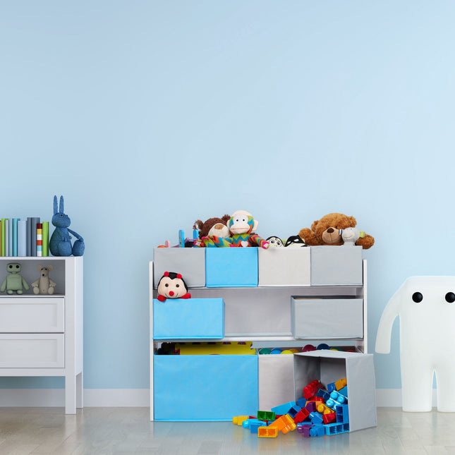Children's shelf with motif and 9 drawers