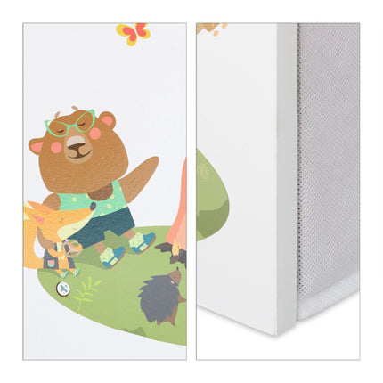 Children's shelf with motif and 9 drawers