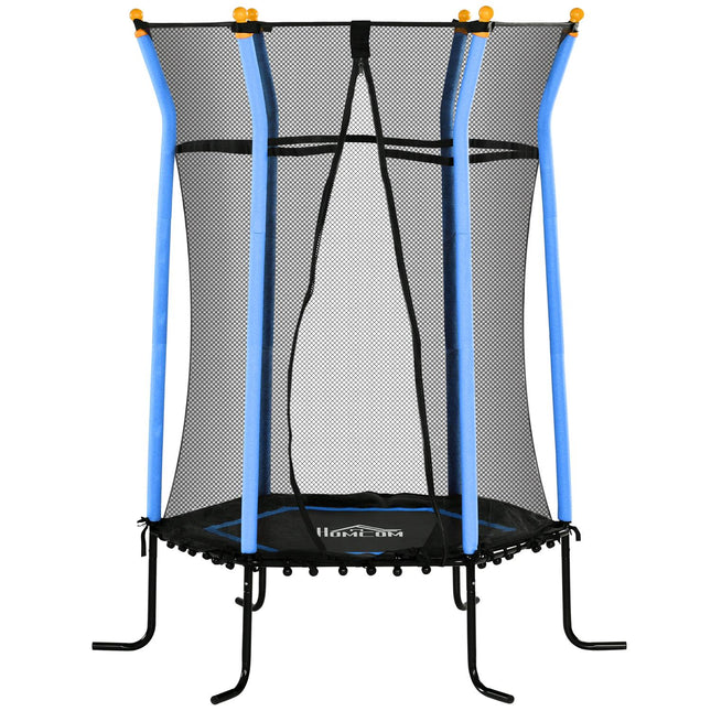 Indoor trampoline for children, Ø163.5 cm, Safety net, Blue