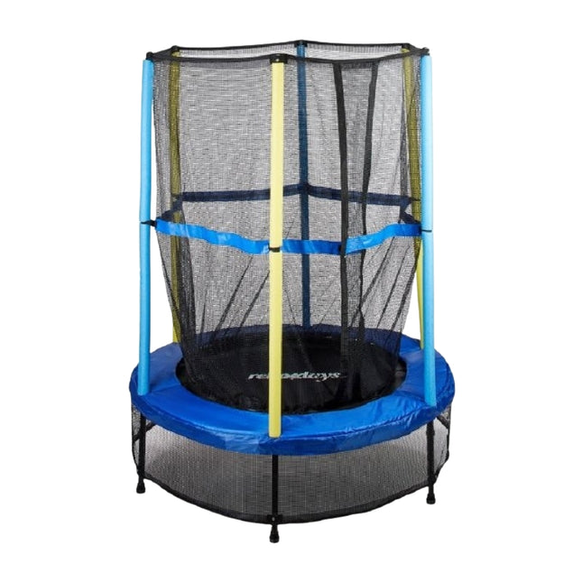 Children's trampoline with safety net