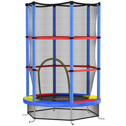 Children's trampoline with safety net - indoor/outdoor, Ø140 cm