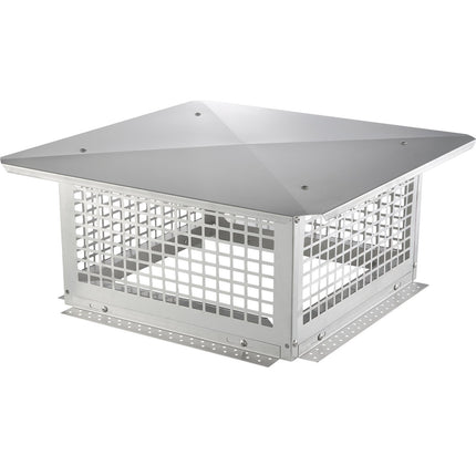 Chimney Cap Cover, 17x17 in 304 Stainless Steel