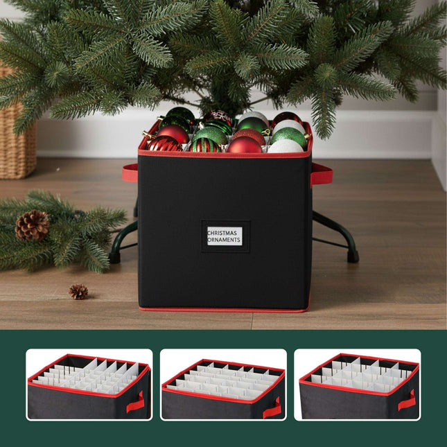 Christmas Bauble Storage Box, Holds 64 Ornaments
