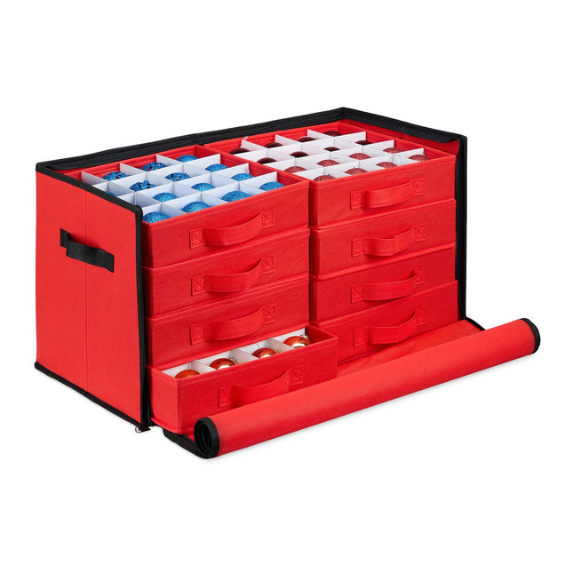 Christmas Bauble Storage Box with Adjustable Dividers
