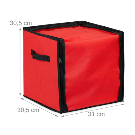 Christmas Bauble Storage Box with Adjustable Dividers