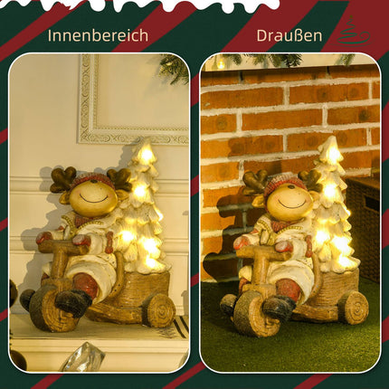 Pure Christmas decoration with LED lights, 44cm