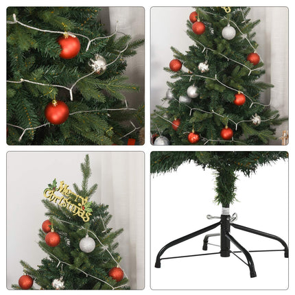 Artificial Christmas tree, 1.2 m high, 657 branches, metal stand
