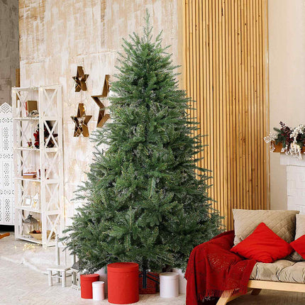 1.8m Artificial Christmas Tree, Dense Spruce, Metal Base