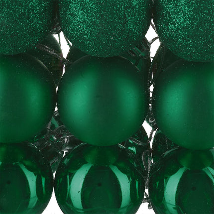 Christmas Tree Baubles Set, 100 Pieces, Matte/Glossy/Glitter