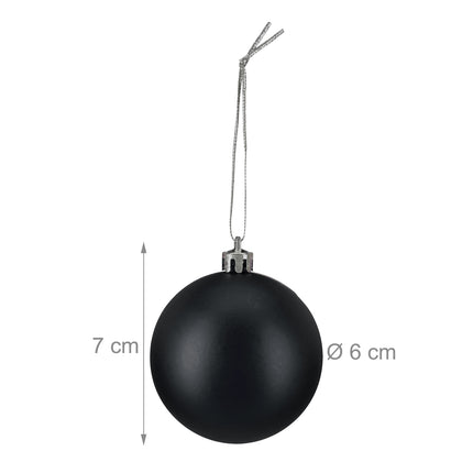 Christmas Tree Baubles Set, 100 Pieces, Matte/Glossy/Glitter