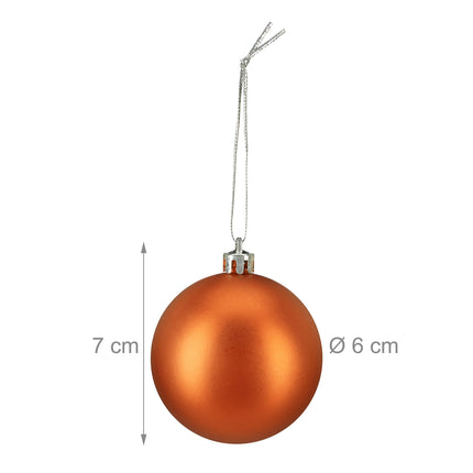 Christmas Tree Baubles Set, 100 Pieces, Matte/Glossy/Glitter