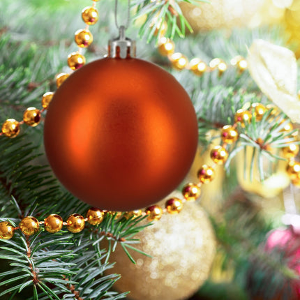Christmas Tree Baubles Set, 100 Pieces, Various Sizes