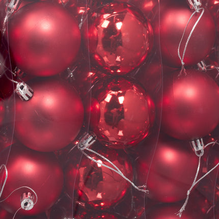 Christmas Tree Baubles Set, 100 Shiny Ornaments
