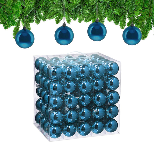 Christmas Tree Baubles Set – 100 Shiny Ornaments