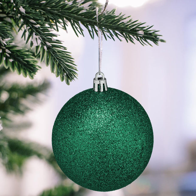 Christmas Tree Baubles Set, 110 Plastic Ornaments