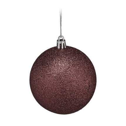 Christmas Tree Baubles Set, 110 Plastic Ornaments