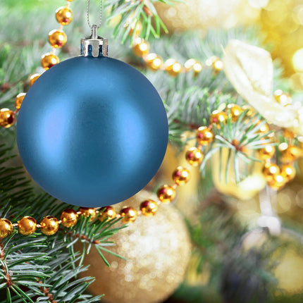 Christmas Tree Baubles Set, 138 Pcs, Matte/Shiny/Glitter