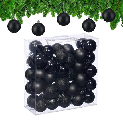 Christmas Tree Baubles Set, 3 Designs, Matte & Glossy