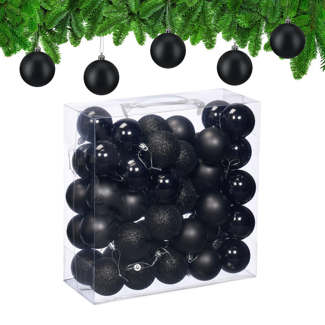 Christmas Tree Baubles Set, 3 Designs, Matte & Glossy