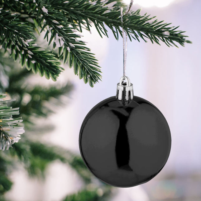 Christmas Tree Baubles Set, 50 Pieces, Matte & Glossy