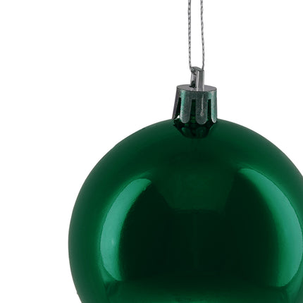 Christmas Tree Baubles Set, 50 Pieces with Ribbons