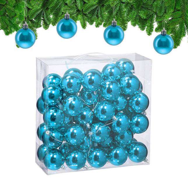 Christmas Tree Baubles Set, 50 Shiny Ornaments