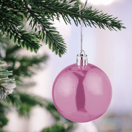 Christmas Tree Baubles Set, Matte & Glossy Finish, 50-Pack