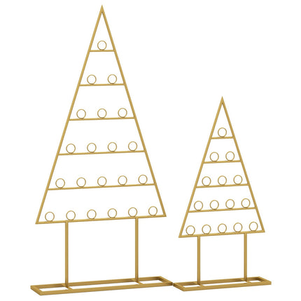 Christmas Tree Card Holder Set – Metal, 36 Clips, Black