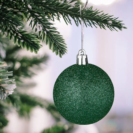 Christmas Tree Ornaments Set, 101 Plastic Baubles