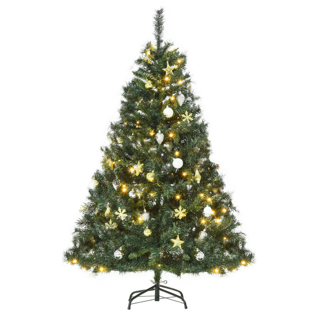 Christmas tree with 120 LED lights, 511 tips, 95x150 cm