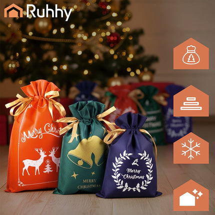 Christmas bags - set of 8 pcs. Ruhhy 22251