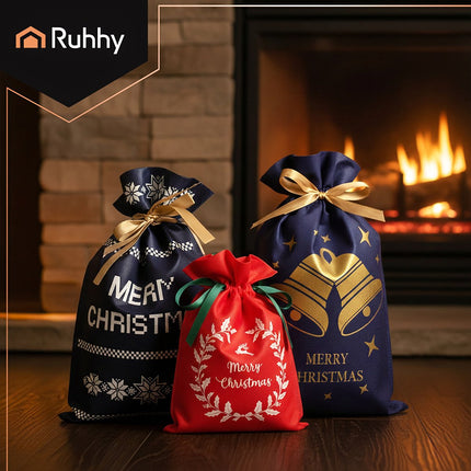 Christmas bags - set of 8 pcs. Ruhhy 22251