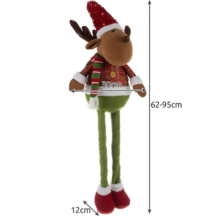 Christmas reindeer - telescopic 95cm Ruhhy 22329