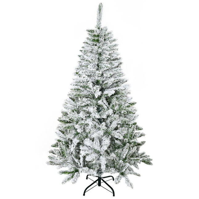 Artificial Christmas tree, 150 cm snowy pine, 358 branch tips