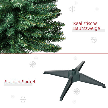 Green Christmas tree with 390 tips and robust stand