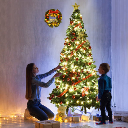 Christmas tree artificial Christmas tree with metal stand 150-240 cm green-210 cm