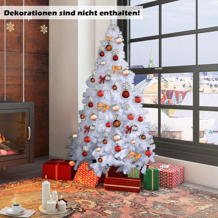 Christmas tree artificial Christmas tree with metal stand 150-240 cm white-180 cm