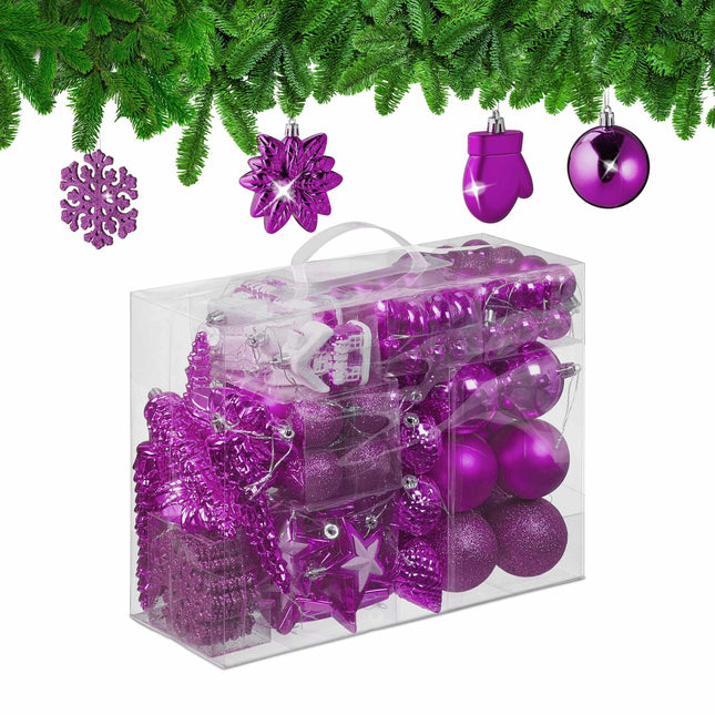 Christmas tree balls in a pack of 100