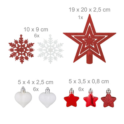 Christmas tree balls in a set of 101 pcs