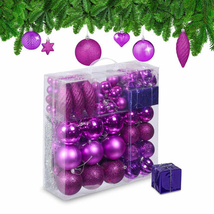 Christmas tree balls in a set of 110 pcs