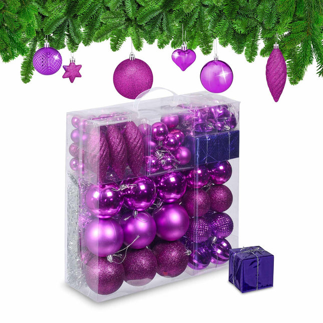 Christmas tree balls in a set of 110 pcs