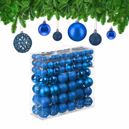Christmas tree balls in a set of 150