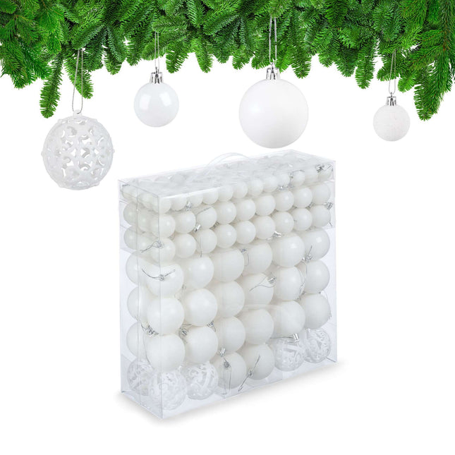 Christmas tree balls in a set of 150