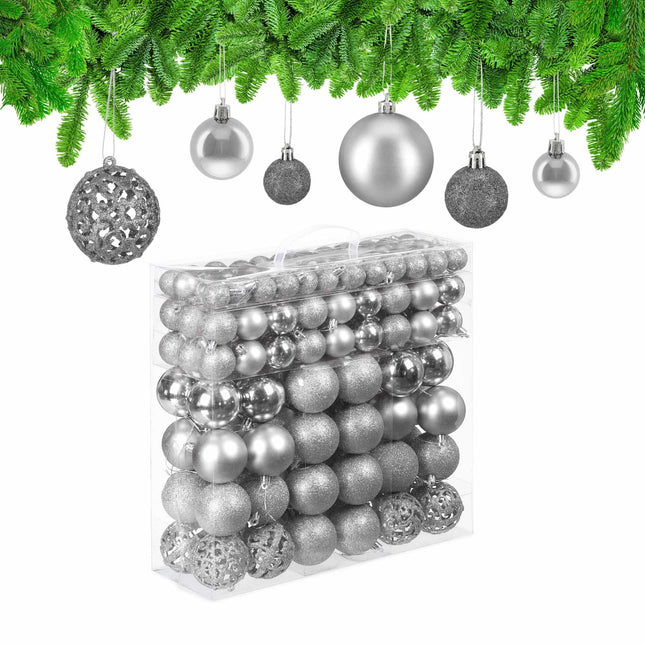 Christmas tree balls in a set of 150