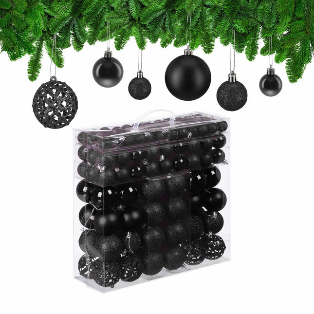Christmas tree balls in a set of 150