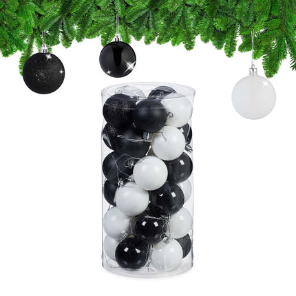 Christmas tree balls in a set of 30