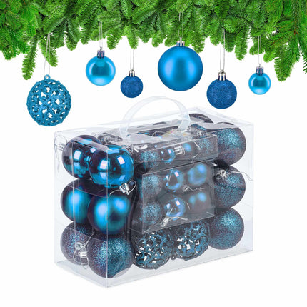 Christmas tree balls in a set of 50