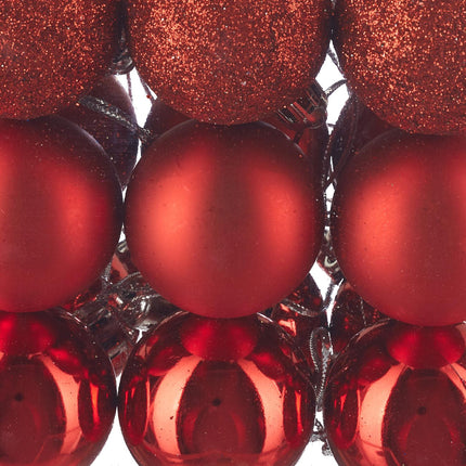 Christmas tree balls in a set of 50