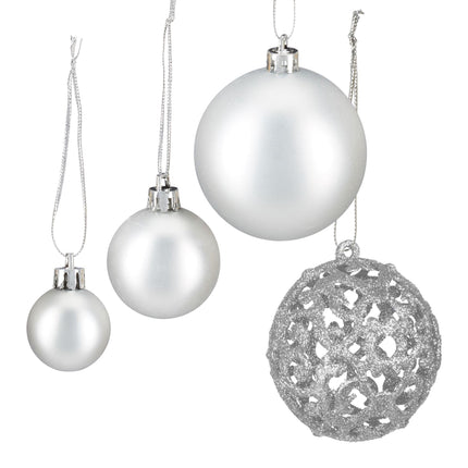 Christmas tree balls in a set of 50