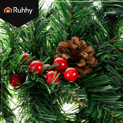 Christmas tree garland 2.7m HQ with Ruhhy 22325 lights